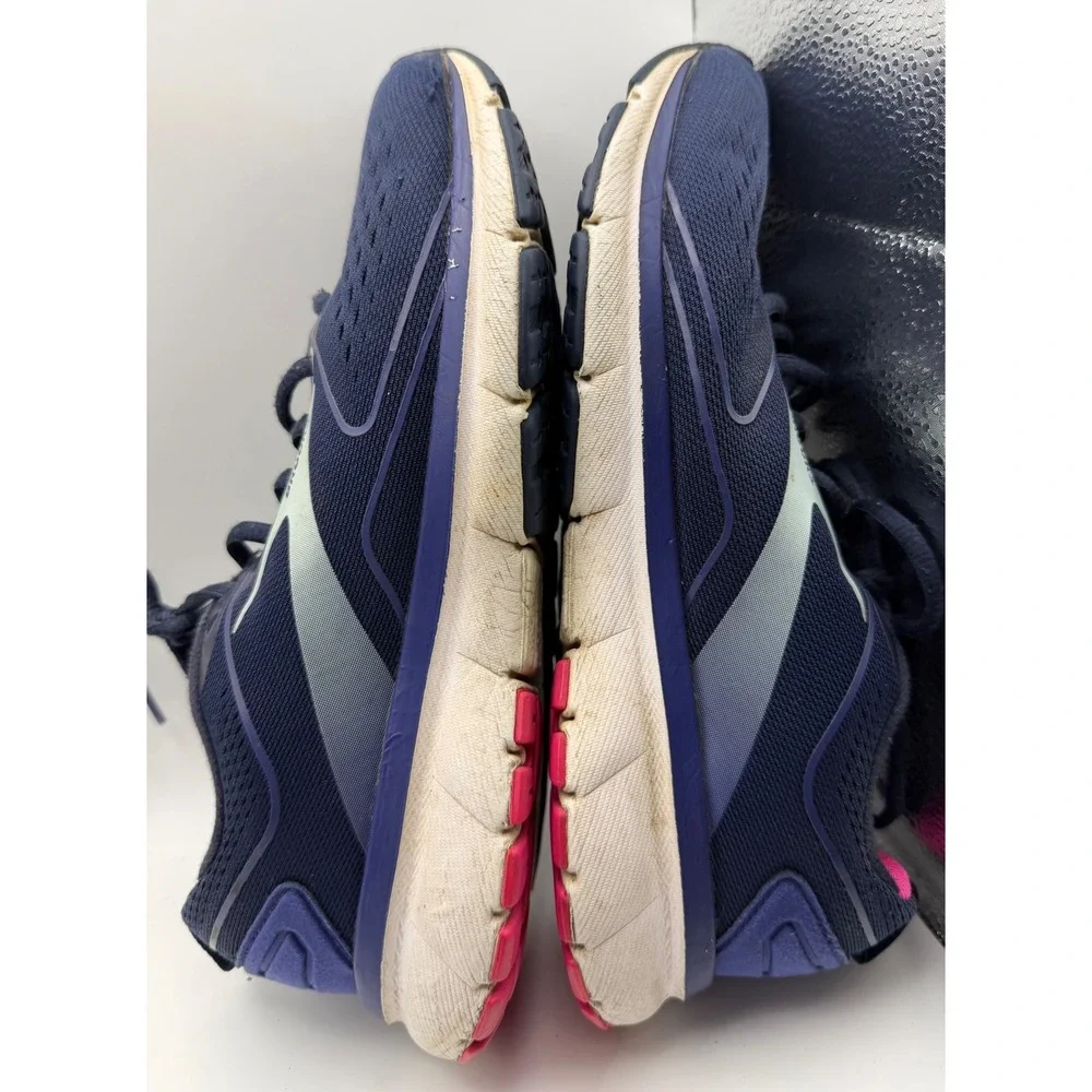 Brooks Transmit 3 Running Shoes Womens 8 Navy Pink Good 1203501B414